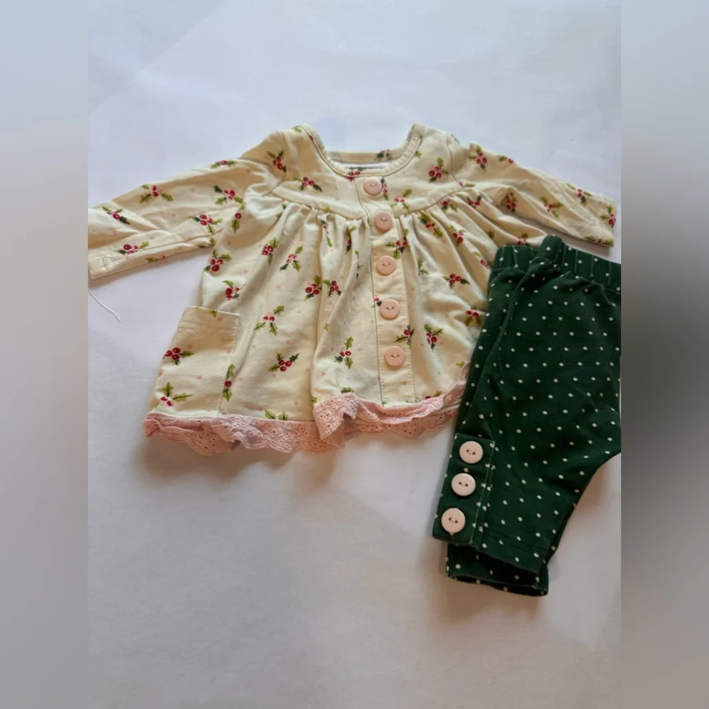 Newborn Sweethoney Holly Tunic + Leggings